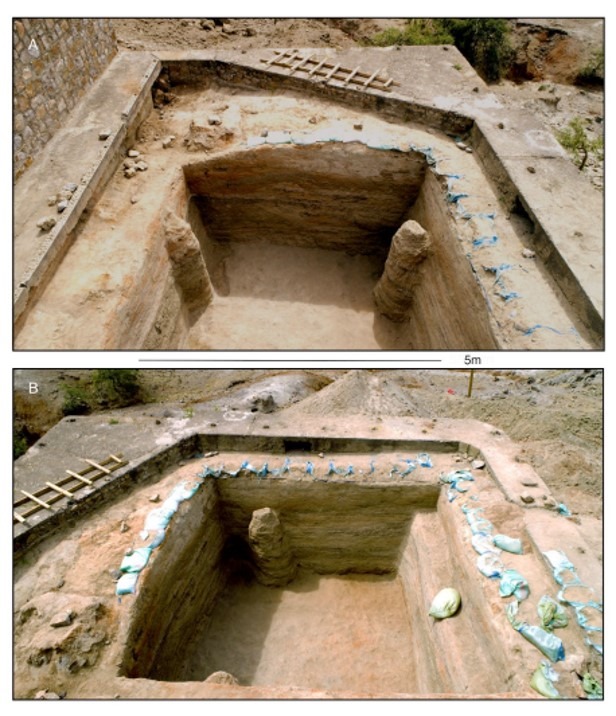 Excavaciones en Engaji Nanyori (Garganta de Olduvai). Fotografía facilitada por Mercader et al. 2025. EFE