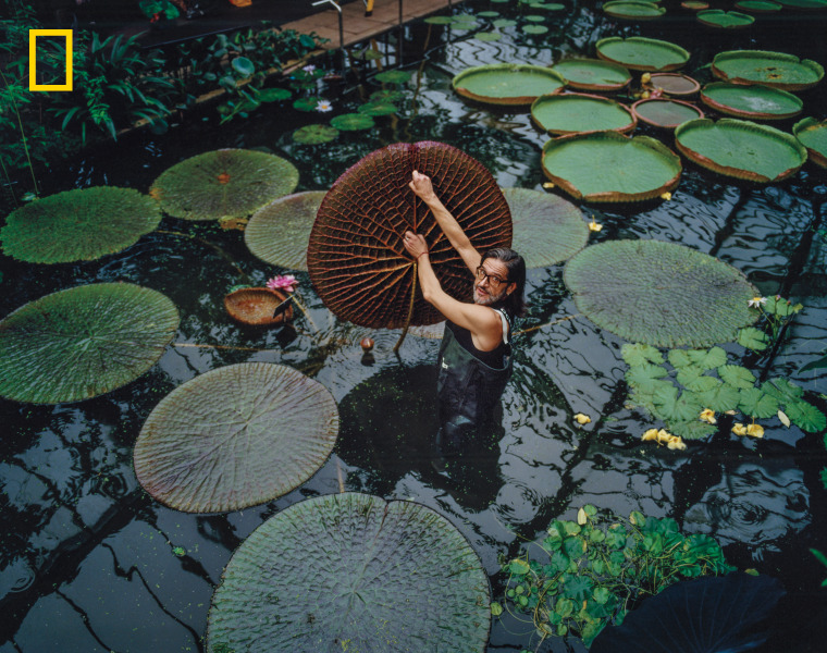 El horticultor español Carlos Magdalena, trabajador de Kew Gardens