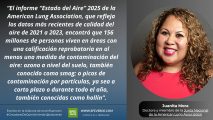 156 millones de estadounidenses respiran aire no saludable Un llamamiento impostergable a actuar. Por Juanita Mora (American Lung Association)