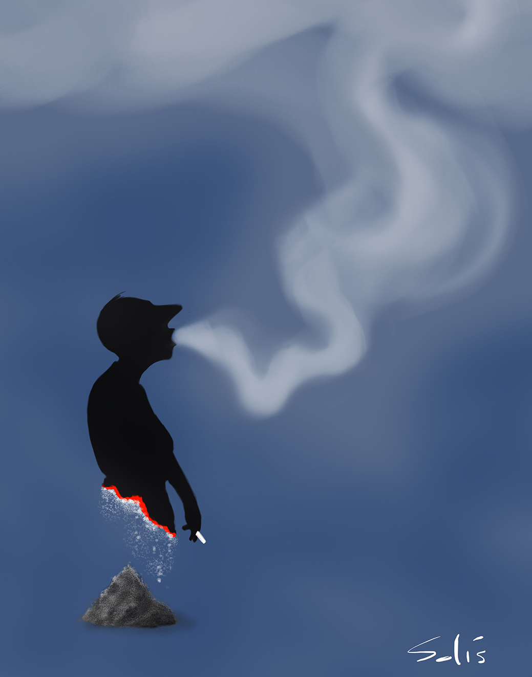 Día sin tabaco. Por () Víctor Solís (@Visoor) desde Ciudad de México en la #ViñetaVerde de @EFEverde