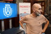 SANTA CRUZ DE TENERIFE (ESPAÑA), 27/05/2024.-El cineasta David Baute durante la presentación de la 26 edición del Festival Internacional de Cine Medioambiental de Canarias (FICMEC), que se celebra del 28 de mayo al 2 de junio. EFE/Ramón de la Rocha