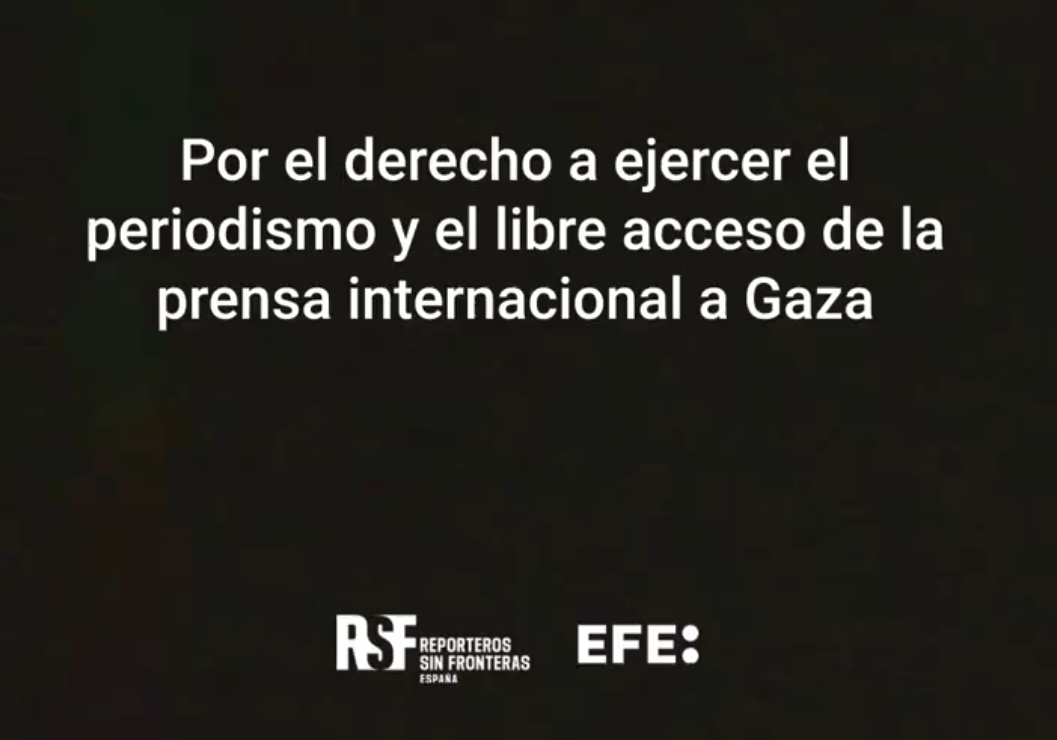 Por el derecho a ejercer el periodismo y el libre acceso a la prensa internacional a Gaza