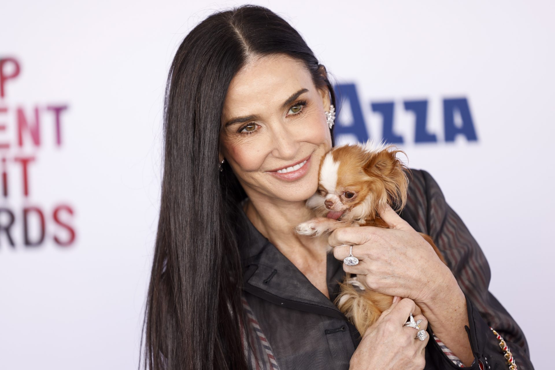 SANTA MONICA (United States), 23/02/2025.- Demi Moore attends the Film Independent Spirit Awards in Santa Monica, California, USA, 22 February 2025. EFE/EPA/CAROLINE BREHMAN