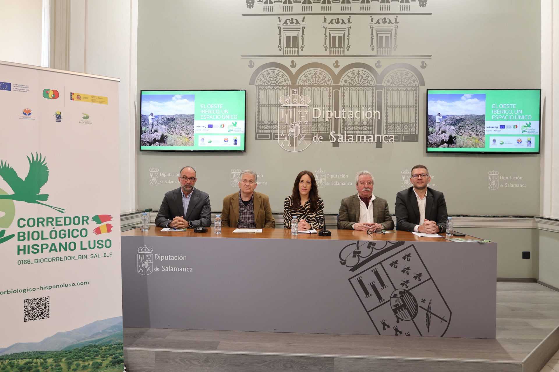  Autoridades españolas y portuguesas que dirigen el proyecto del Corredor Ibérico Hispanoluso.