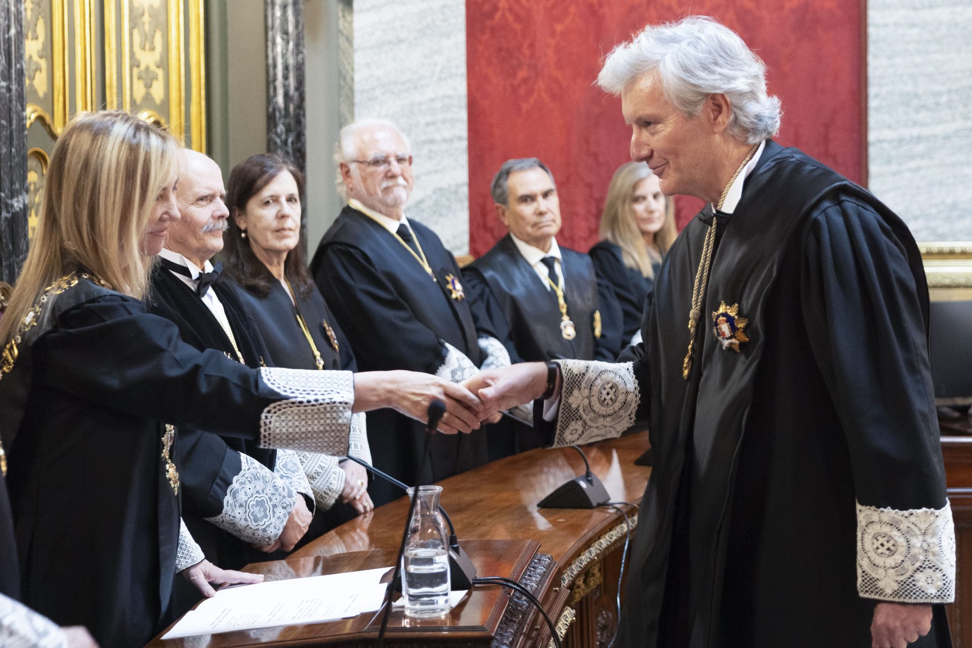 Javier Rufino Rus, nuevo fiscal de sala coordinador de Medio Ambiente y Urbanismo del Tribunal Supremo, durante la toma de posesión de su cargo en Madrid.