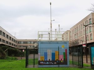 Estación de control de la calidad del aire de El Lauredal (Gijón). © Coordinadora Ecologista de Asturias